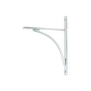 From The Anvil - Satin Chrome Apperley Shelf Bracket (260mm x 200mm) - Satin Chrome  - 51130 - Choice Handles