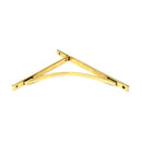 From The Anvil - Aged Brass Apperley Shelf Bracket (314mm x 250mm) - Aged Brass  - 51136 - Choice Handles