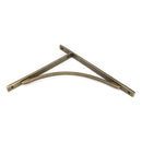 From The Anvil - Burnished Brass Apperley Shelf Bracket (314mm x 250mm) - 51138 - Choice Handles