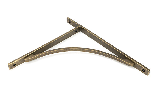 From The Anvil - Burnished Brass Apperley Shelf Bracket (314mm x 250mm) - 51138