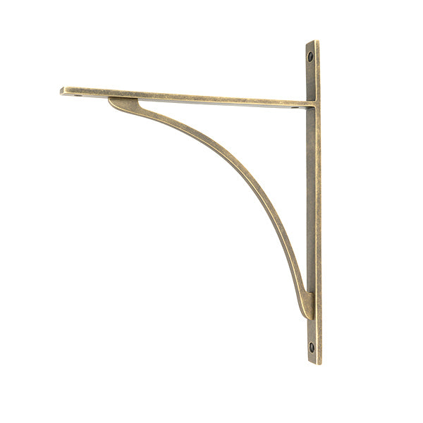 From The Anvil - Burnished Brass Apperley Shelf Bracket (314mm x 250mm) - 51138