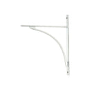 From The Anvil - Satin Chrome Apperley Shelf Bracket (314mm x 250mm) - Satin Chrome  - 51140 - Choice Handles
