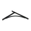 From The Anvil - Matt Black Apperley Shelf Bracket (314mm x 250mm) - Matt Black  - 51144 - Choice Handles