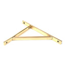 From The Anvil - Satin Brass Chalfont Shelf Bracket (260mm x 200mm) - Satin Brass  - 51147 - Choice Handles