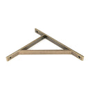From The Anvil - Burnished Brass Chalfont Shelf Bracket (260mm x 200mm) - 51148 - Choice Handles