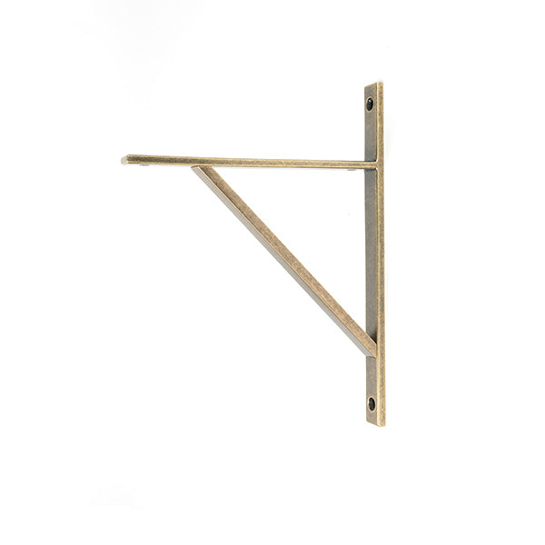 From The Anvil - Burnished Brass Chalfont Shelf Bracket (260mm x 200mm) - 51148