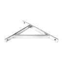 From The Anvil - Satin Chrome Chalfont Shelf Bracket (260mm x 200mm) - Satin Chrome  - 51150 - Choice Handles