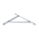 From The Anvil - Polished Chrome Chalfont Shelf Bracket (314mm x 250mm) - Polished Chrome  - 51159 - Choice Handles