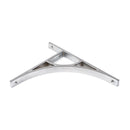 From The Anvil - Polished Nickel Tyne Shelf Bracket (260mm x 200mm) - Polished Nickel  - 51171 - Choice Handles