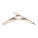 From The Anvil - Polished Nickel Tyne Shelf Bracket (260mm x 200mm) - Polished Nickel  - 51171 - Choice Handles