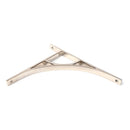 From The Anvil - Polished Nickel Tyne Shelf Bracket (314mm x 250mm) - Polished Nickel  - 51181 - Choice Handles