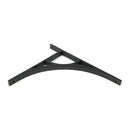 From The Anvil - Matt Black Tyne Shelf Bracket (314mm x 250mm) - Matt Black  - 51184 - Choice Handles