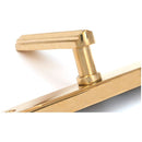 From The Anvil - Polished Brass Art Deco Slimline Lever Espag. Lock Set - Polished Brass  - 51185 - Choice Handles