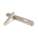 From The Anvil - Polished Nickel Art Deco Slimline Lever Espag. Lock Set - Polished Nickel  - 51187 - Choice Handles