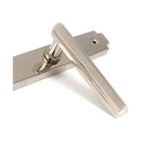 From The Anvil - Polished Nickel Art Deco Slimline Lever Espag. Lock Set - Polished Nickel  - 51187 - Choice Handles