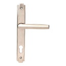 From The Anvil - Polished Nickel Art Deco Slimline Lever Espag. Lock Set - Polished Nickel  - 51187 - Choice Handles