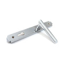 From The Anvil - Polished Chrome Art Deco Slimline Lever Espag. Lock Set - Polished Chrome  - 51188 - Choice Handles