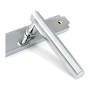 From The Anvil - Polished Chrome Art Deco Slimline Lever Espag. Lock Set - Polished Chrome  - 51188 - Choice Handles