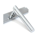 From The Anvil - Polished Chrome Art Deco Slimline Lever Espag. Lock Set - Polished Chrome  - 51188 - Choice Handles