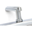 From The Anvil - Polished Chrome Art Deco Slimline Lever Espag. Lock Set - Polished Chrome  - 51188 - Choice Handles