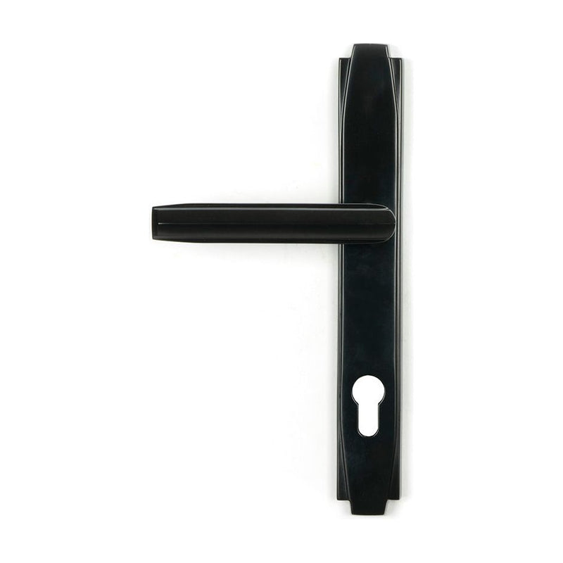 From The Anvil - Aged Bronze Art Deco Slimline Lever Espag. Lock Set - Aged Bronze  - 51189 - Choice Handles