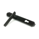 From The Anvil - Aged Bronze Art Deco Slimline Lever Espag. Lock Set - Aged Bronze  - 51189 - Choice Handles