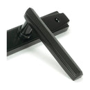 From The Anvil - Aged Bronze Art Deco Slimline Lever Espag. Lock Set - Aged Bronze  - 51189 - Choice Handles