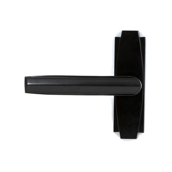 From The Anvil - Aged Bronze Art Deco Lever on Rose Set - Aged Bronze  - 51195 - Choice Handles