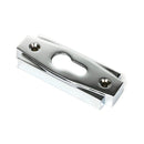 From The Anvil - Polished Chrome Art Deco Euro Escutcheon - Polished Chrome  - 51200 - Choice Handles
