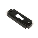 From The Anvil - Aged Bronze Art Deco Euro Escutcheon - Aged Bronze  - 51201 - Choice Handles