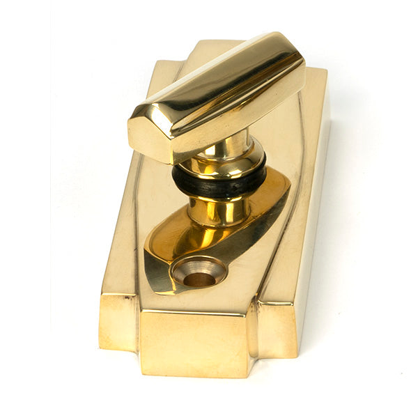 From The Anvil - Polished Brass Art Deco Thumbturn - Polished Brass  - 51203