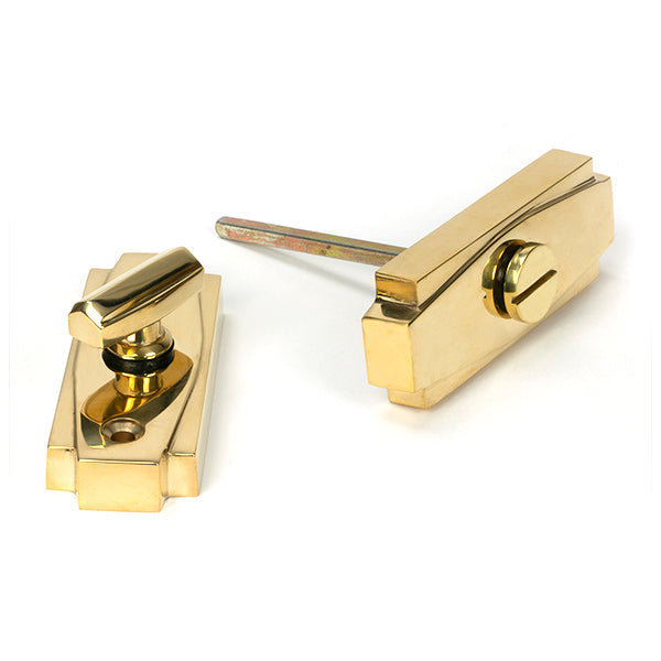 From The Anvil - Polished Brass Art Deco Thumbturn - Polished Brass  - 51203