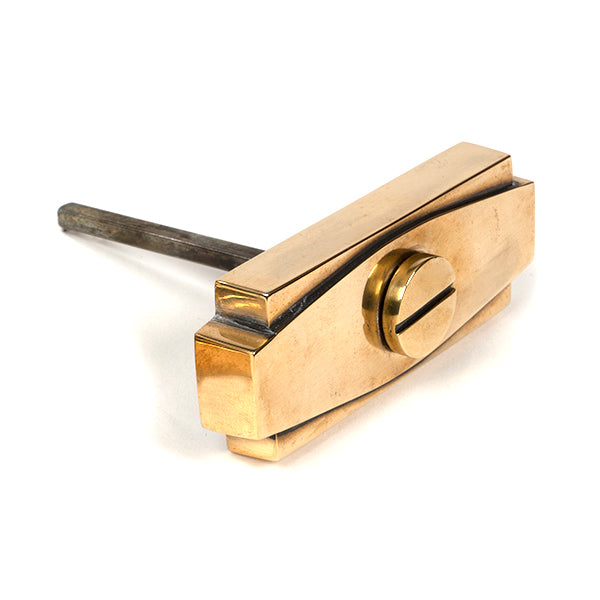From The Anvil - Aged Brass Art Deco Thumbturn - Aged Brass  - 51204