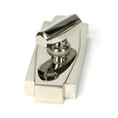 From The Anvil - Polished Nickel Art Deco Thumbturn - Polished Nickel  - 51205 - Choice Handles