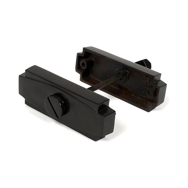 From The Anvil - Aged Bronze Art Deco Thumbturn - Aged Bronze  - 51207