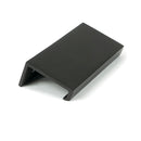 From The Anvil - Aged Bronze 100mm Plain Edge Pull - Aged Bronze  - 51212 - Choice Handles