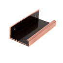 From The Anvil - Polished Bronze 100mm Plain Edge Pull - Polished Bronze  - 51218 - Choice Handles