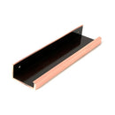 From The Anvil - Polished Bronze 200mm Plain Edge Pull - Polished Bronze  - 51219 - Choice Handles