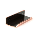From The Anvil - Polished Bronze 200mm Moore Edge Pull - Polished Bronze  - 51222 - Choice Handles