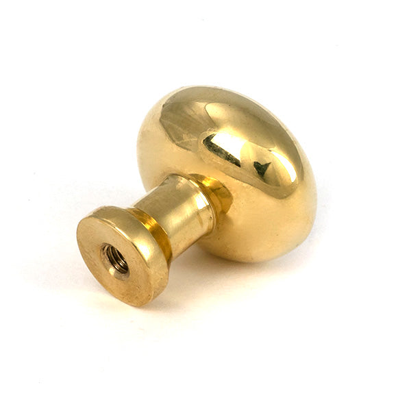 From The Anvil - Polished Brass Moore Cabinet Knob - 25mm - 51223