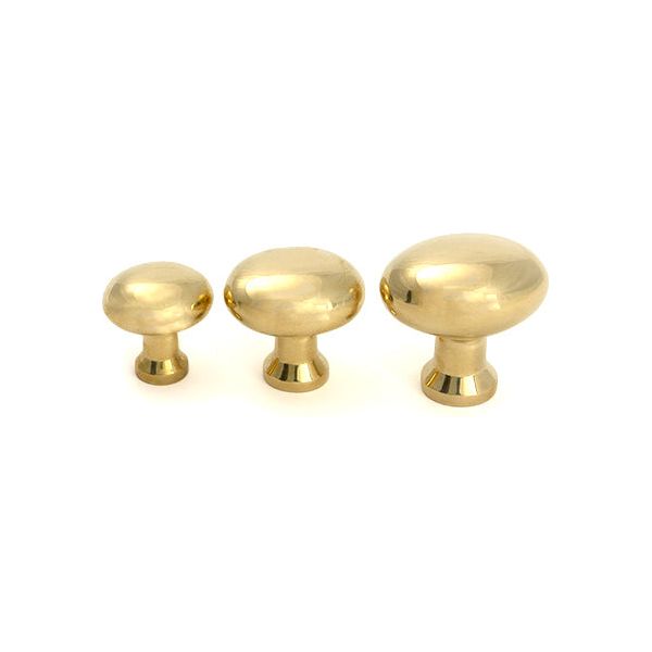 From The Anvil - Polished Brass Moore Cabinet Knob - 25mm - 51223