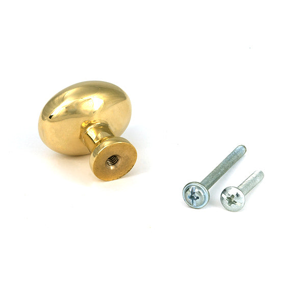 From The Anvil - Polished Brass Moore Cabinet Knob - 32mm - 51224 - Choice Handles
