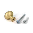 From The Anvil - Satin Brass Moore Cabinet Knob - 25mm - 51229 - Choice Handles