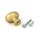 From The Anvil - Satin Brass Moore Cabinet Knob - 38mm - 51231 - Choice Handles