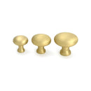 From The Anvil - Satin Brass Moore Cabinet Knob - 38mm - 51231 - Choice Handles