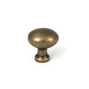 From The Anvil - Burnished Brass Moore Cabinet Knob - 25mm - 51232 - Choice Handles