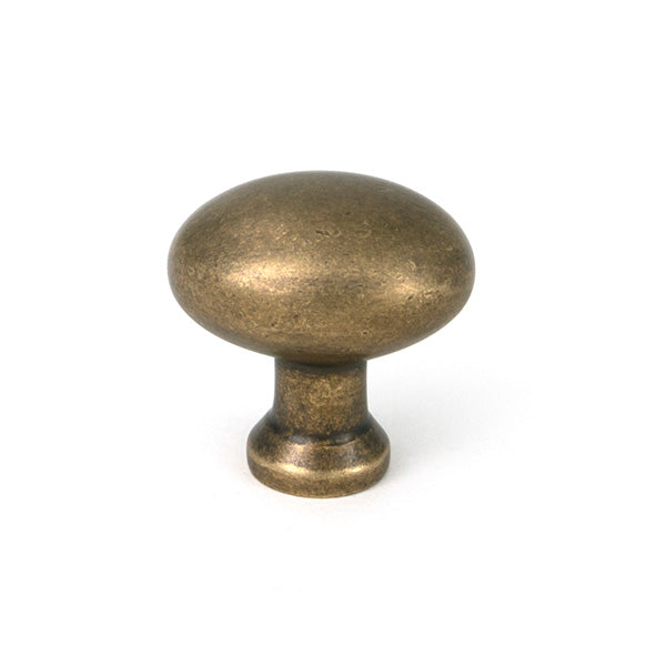 From The Anvil - Burnished Brass Moore Cabinet Knob - 32mm - 51233 - Choice Handles