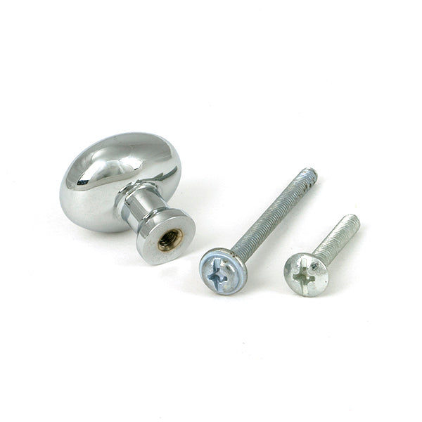 From The Anvil - Polished Chrome Moore Cabinet Knob - 25mm - 51235 - Choice Handles