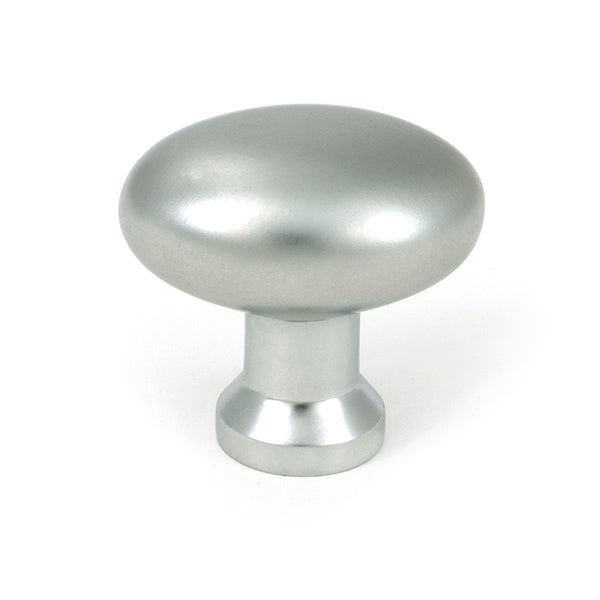 From The Anvil - Satin Chrome Moore Cabinet Knob - 38mm - 51240 - Choice Handles