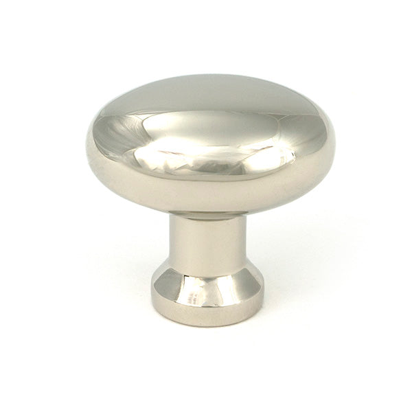 From The Anvil - Polished Nickel Moore Cabinet Knob - 38mm - 51243 - Choice Handles